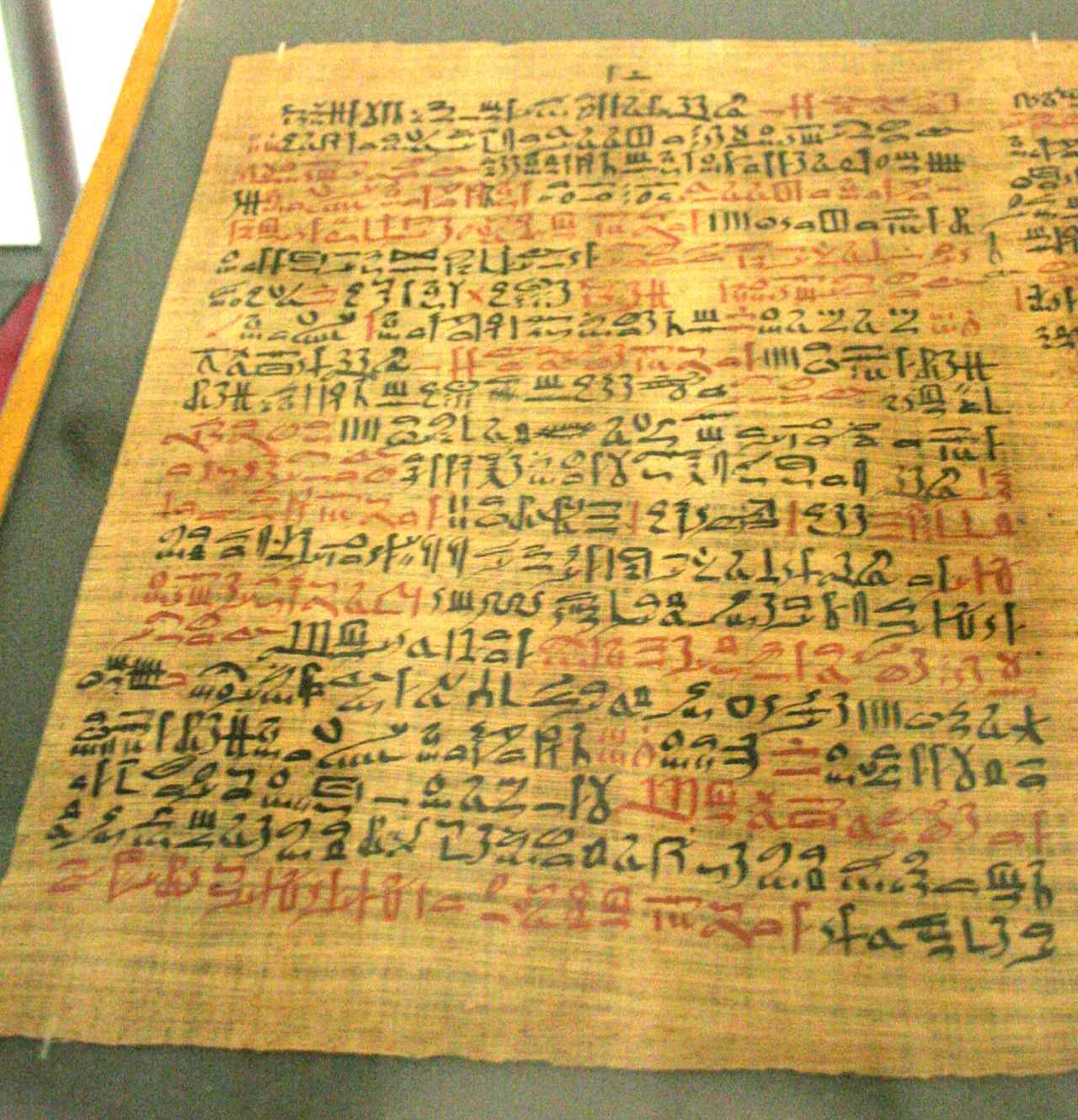 The Ebers Papyrus (c. 1550 BC) from ancient Egypt. (CC BY SA 3.0)