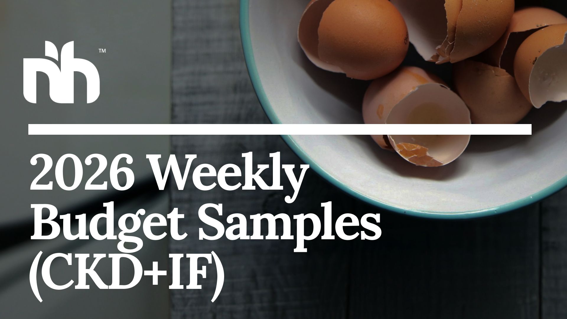 2026 Weekly Budget + Postscript